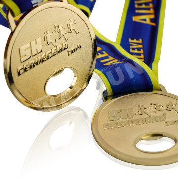 2016 boa conduta 5k ouro medalha garrafa opener medalha